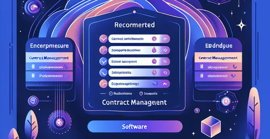  2025年ERP合同管理软件推荐：4款适合小微企业的轻量级软件，不踩雷！